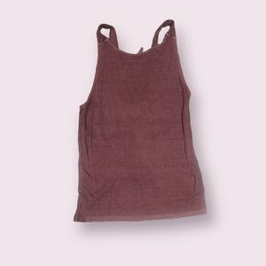 american eagle tie back tank top